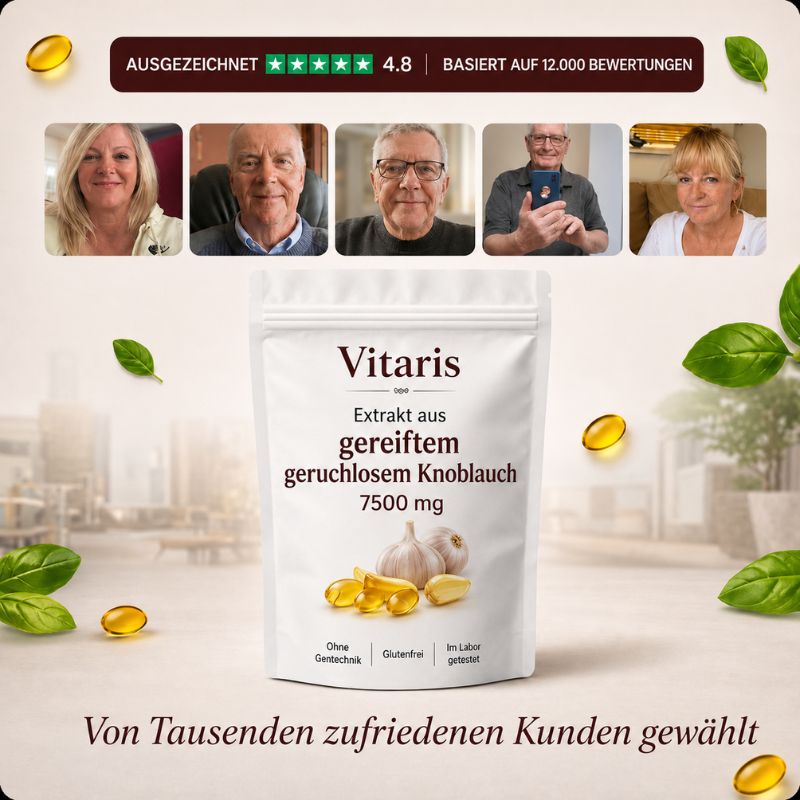 Gereifter Knoblauchextrakt — Klinisch Erforschte Unterstützung für den Blutdruck, Bevor Sie zu Medikamenten Greifen