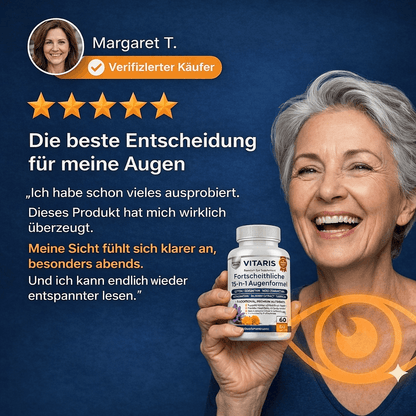 Vitaris 15-in-1 Fortschrittliche Formel für die Augen